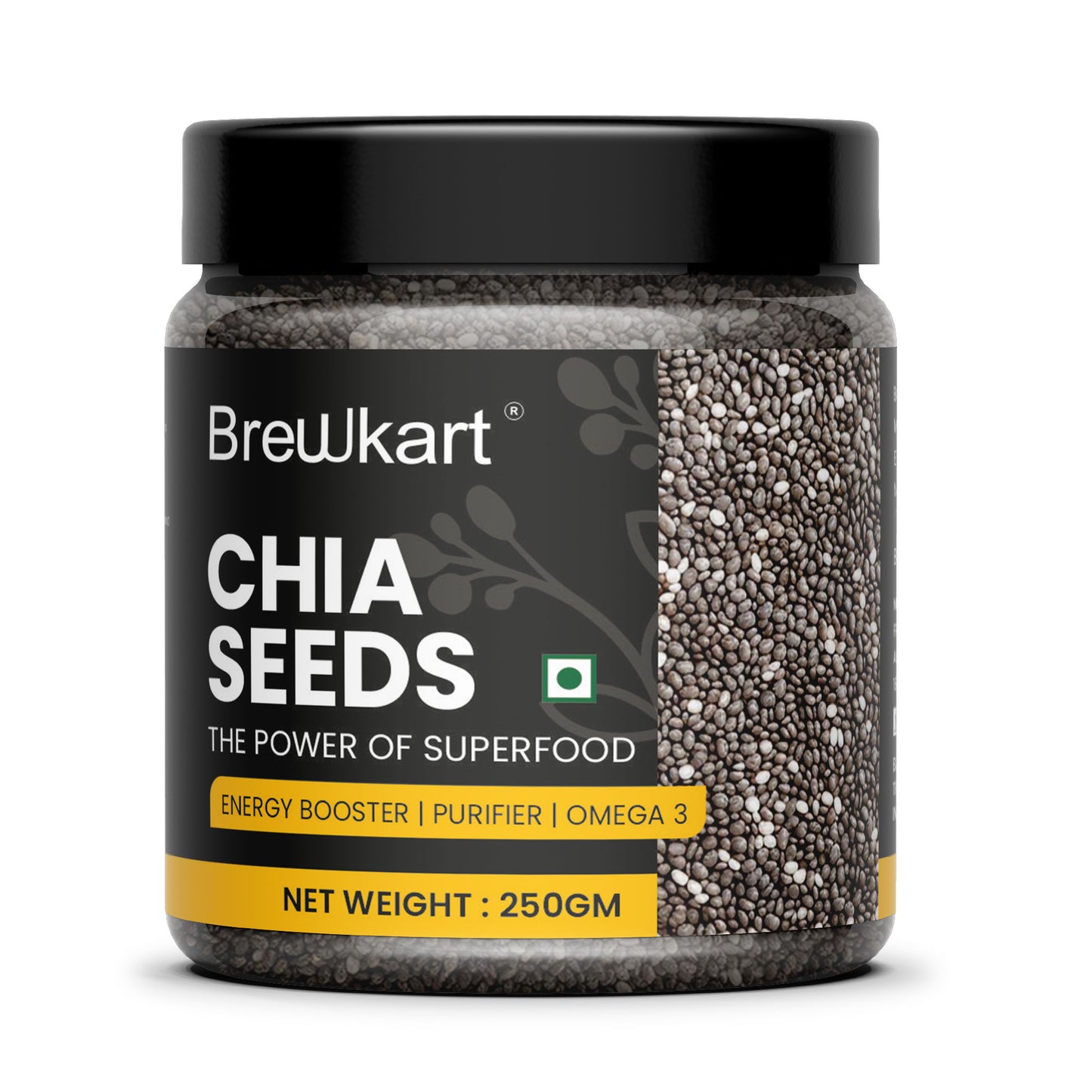 Brewkart Chia Seeds 250 gm